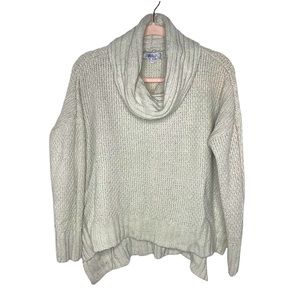 JENNIFER LOPEZ Cream Oversized Cowl Neck Sweater XS